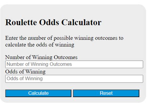 roulette odds calculator|Roulette Odds Calculator .